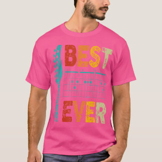 ギタリストのお父さん 世界で一番のダディ ギターコード ギフト Tシャツ