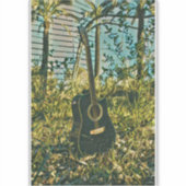 ギタリストのためのギターギフト シール (正面)