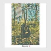 ギタリストのためのギターギフト シール (シート)