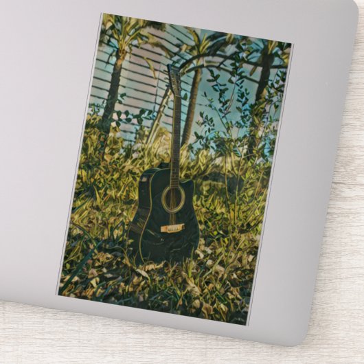 ギタリストのためのギターギフト シール (詳細)