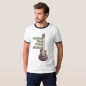 ギタリストのためのポジティブなギターの名言 Tシャツ (正面フル)