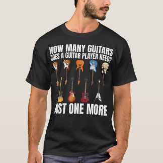 ギタリストのための面白いギター Tシャツ