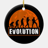 ギタリストのギタおもしろいーの人間の進化 セラミックオーナメント (裏面)