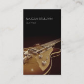 ギタリストのギタープレーヤー 名刺 (正面)
