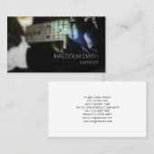 ギタリストのギタープレーヤー 名刺 (正面/裏面)