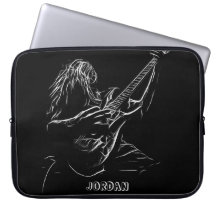 ギタリストのシルエット