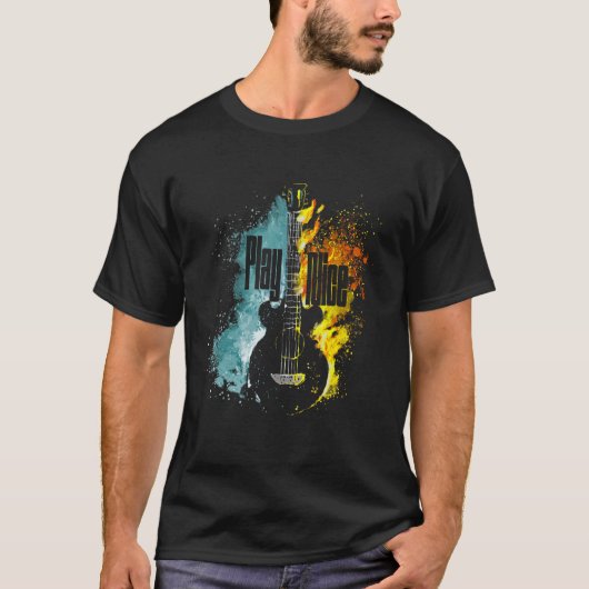 ギタリストのトップ Tシャツ (正面)