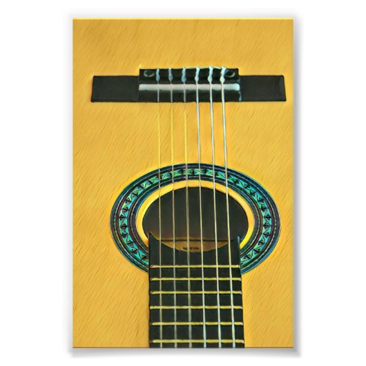 ギタリストのボーイフレンドへの贈り物 フォトプリント            (正面)