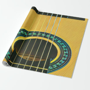 ギタリストのボーイフレンドへの贈り物 ラッピングペーパー