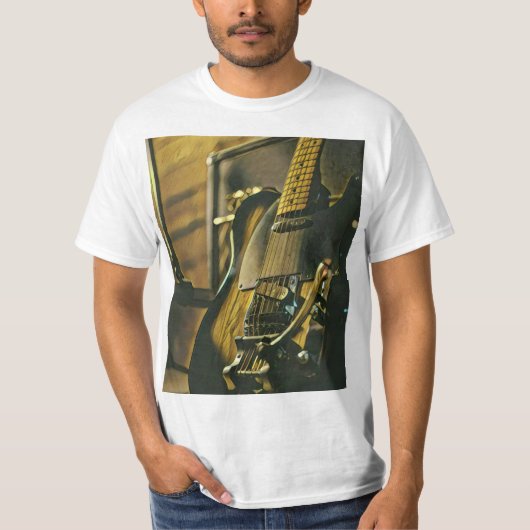 ギタリストのボーイフレンドへの贈り物 Tシャツ (正面)