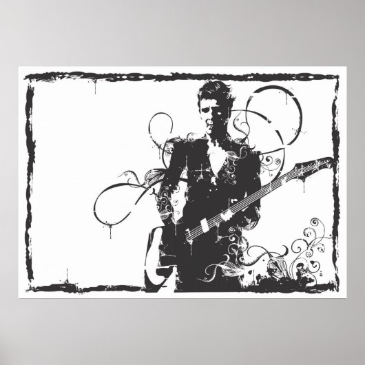 ギタリストのポスター ポスター (正面)