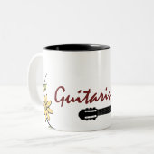ギタリストのマグ ツートーンマグカップ (正面左)