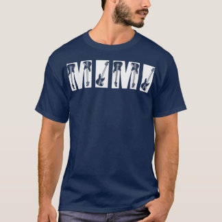 ギタリストのミミおもしろいミュージックギターラバーマザーズDa Tシャツ