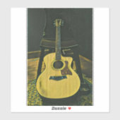 ギタリストの友人のためのギフト シール (シート)