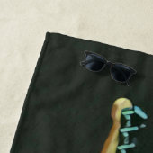 ギタリストの友人のためのギフト ビーチタオル (インサイチュ)