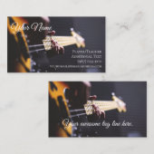 ギタリストの名刺-先生のソングライターバンド 名刺 (正面/裏面)