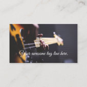 ギタリストの名刺-先生のソングライターバンド 名刺 (裏面)