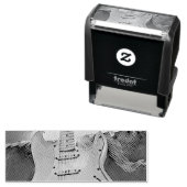 ギタリストの夫へのギフト セルフインキングスタンプ (インサイチュ)