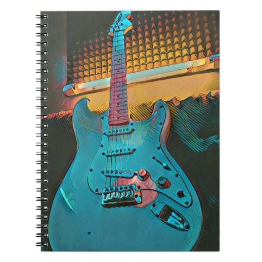 ギタリストの夫へのギフト ノートブック (正面)