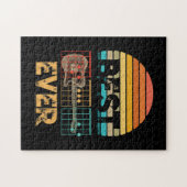ギタリストの父最高のパパEver D A Dコードギフト ジグソーパズル (横)