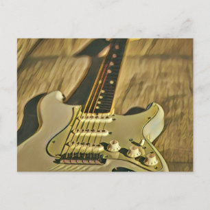ギタリストの誕生日プレゼント ポストカード