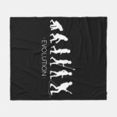 ギタリストの進化、ロック・ミュージック・ギター フリースブランケット (正面(横))