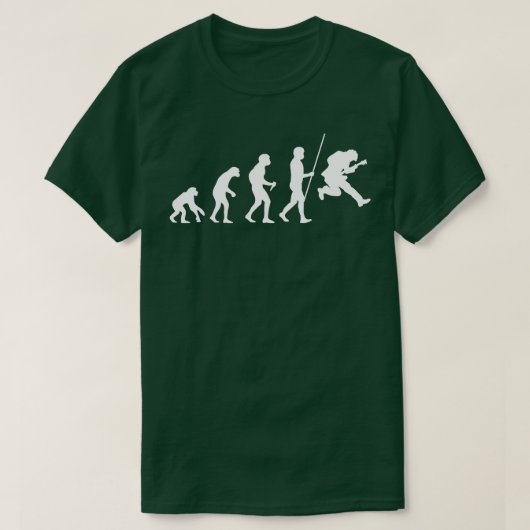 ギタリストの進化 Tシャツ (デザイン正面)