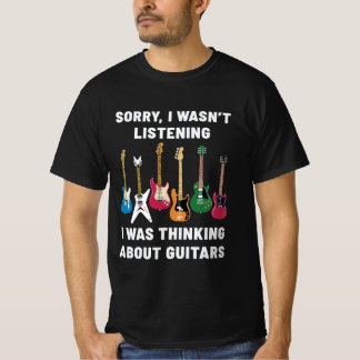 ギタリストの面白い名言 Tシャツ