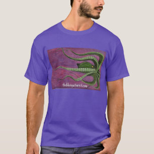 ギタリストの"Mammon"の青いTシャツ Tシャツ