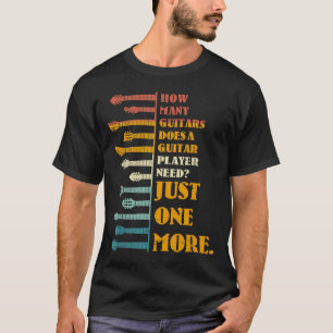 ギタリストは何本ギターが必要? Tシャツ