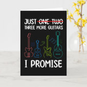 ギタリストへのギフトをもう一つ約束 カード (黄色い花)