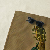 ギタリストへのギフト ビーチタオル (インサイチュ)