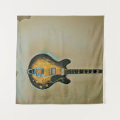ギタリストへのプレゼント タペストリー (正面(横))