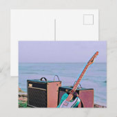 ギタリストへのプレゼント ポストカード (正面/裏面)