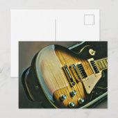 ギタリストへのプレゼント ポストカード (正面/裏面)