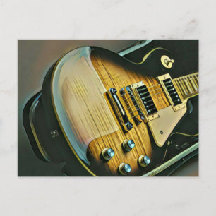 ギタリストへのプレゼント ポストカード
