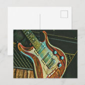 ギタリストへのプレゼント ポストカード (正面/裏面)