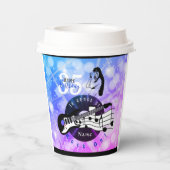 ギタリストまたはミュージシャン誕生日紙カップHAMbWG 紙コップ (裏面)