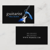 ギタリストギターインストラクター楽器 名刺 (正面/裏面)