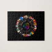 ギタリストギターバラエティ誕生日 ジグソーパズル (横)