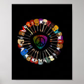 ギタリストギターバラエティ誕生日 ポスター (正面)