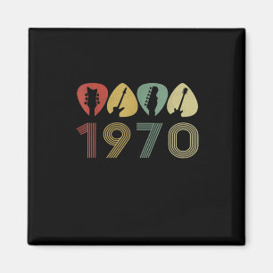 ギタリストギターピック1970ギタリスト誕生日 マグネット