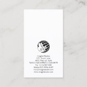 ギタリストギタープレイヤーミュージックミュージシャン 名刺 (裏面)