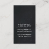 ギタリストギターミュージックミュージシャン 名刺 (裏面)