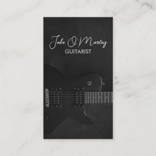 ギタリストギターミュージックミュージシャン 名刺