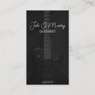 ギタリストギターミュージックミュージシャン 名刺