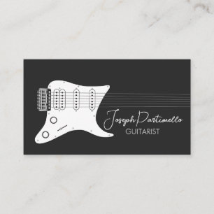 ギタリストギターミュージックミュージシャン 名刺