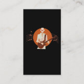 ギタリストジャズラバーエレキギターミュージシャン 名刺 (正面)