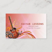 ギタリストスタイリッシュギタープレーヤー先生 名刺 (正面)