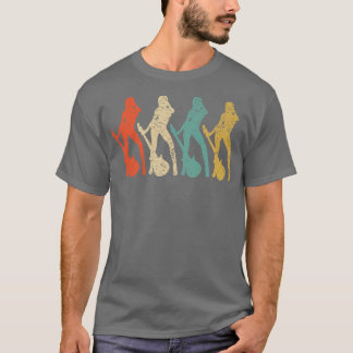 ギタリストデザインロックアンドロール Tシャツ